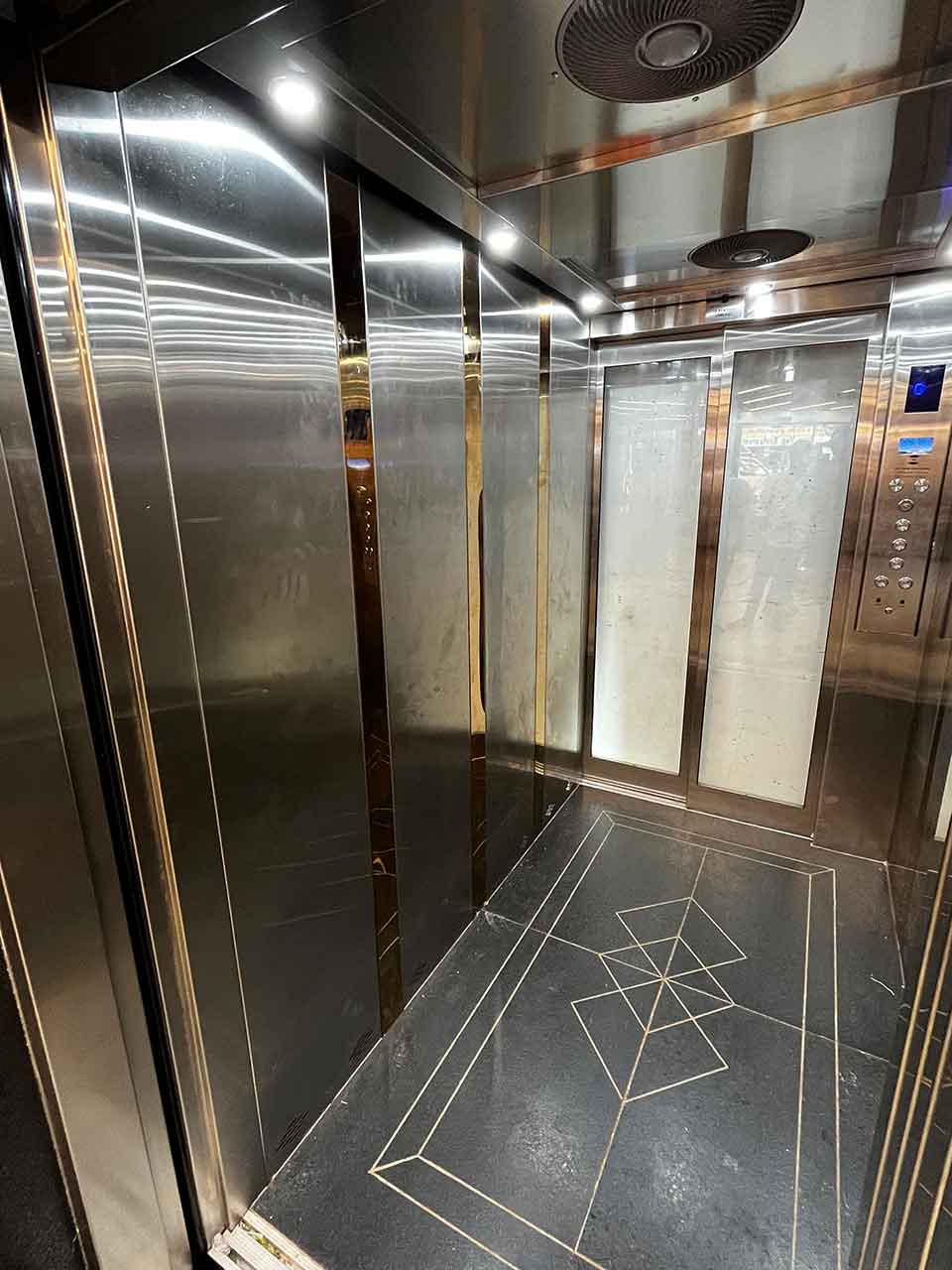 kaveri goods lift inside the lift