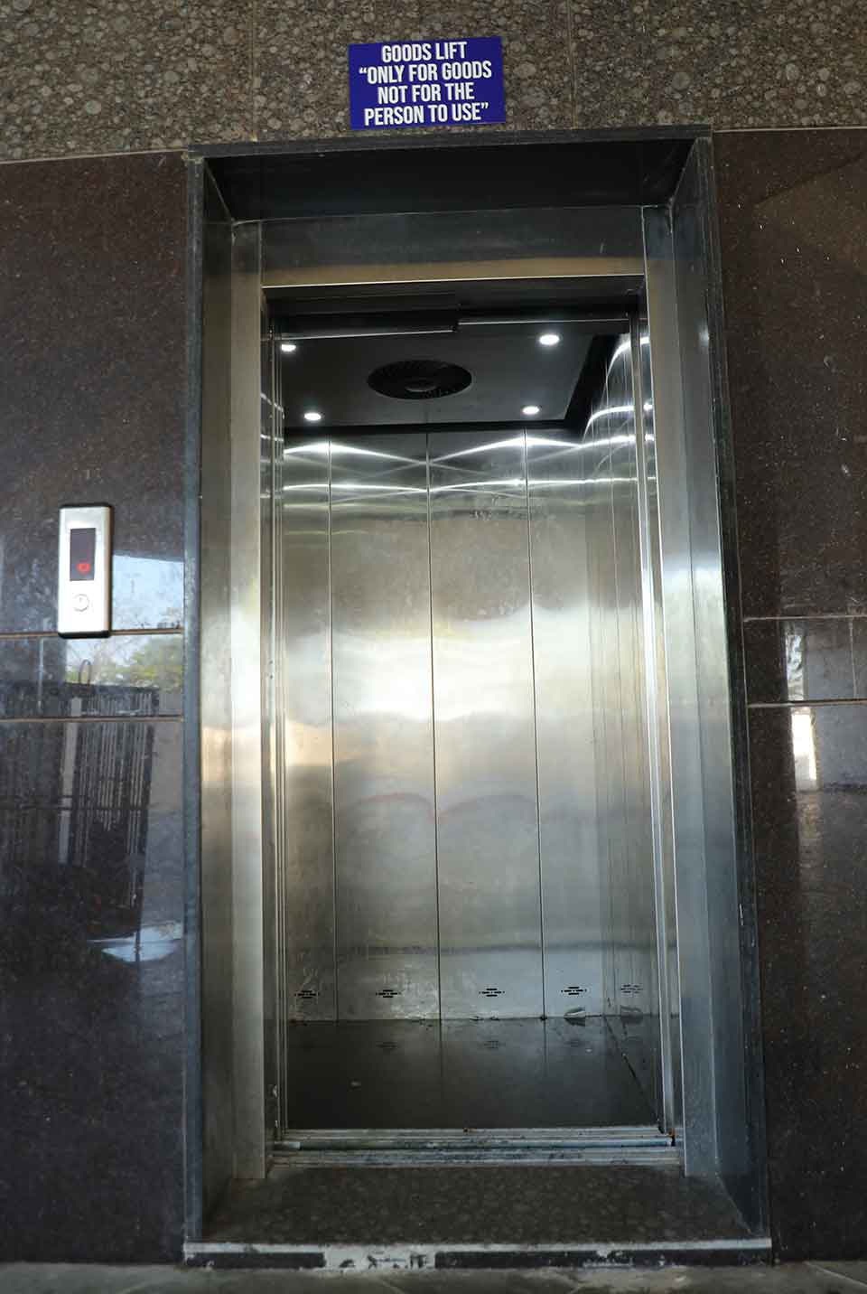 Goods Lift Inside
