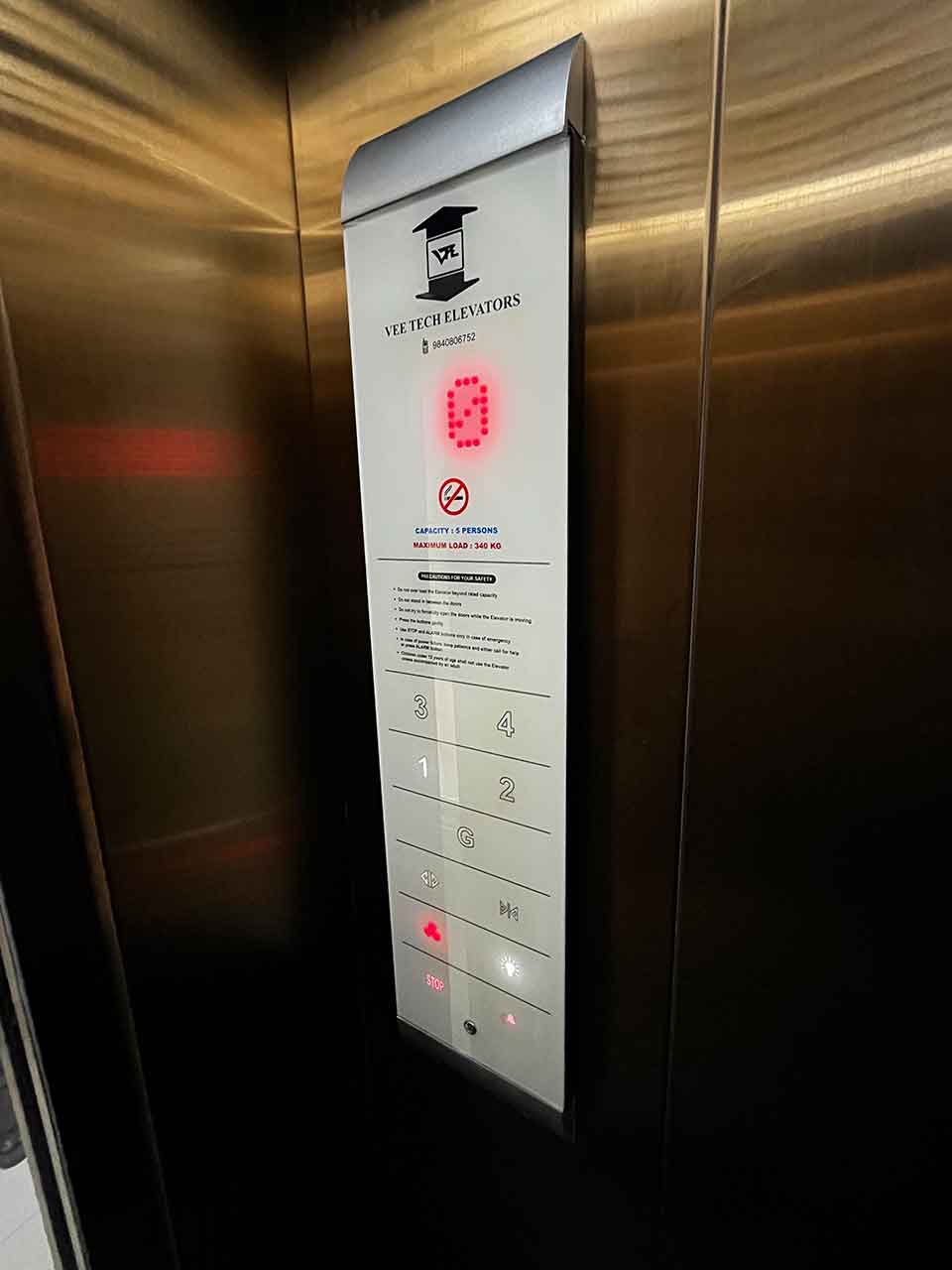 Lift Inside Operating Panel COP